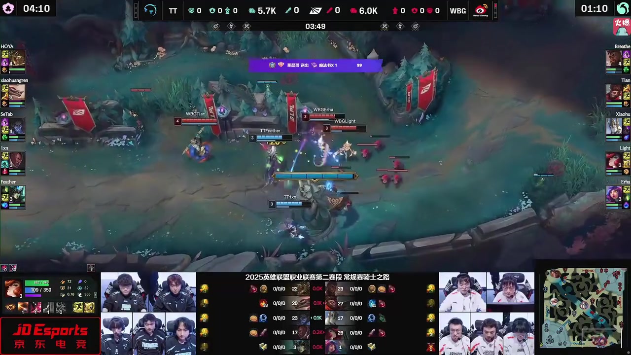 水晶哥看小天猴子10-0超神爆杀TT：我感觉TT已经没有一点斗志了